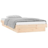 vidaXL Bedframe Hout met LED 90x200cm - 35% Korting!