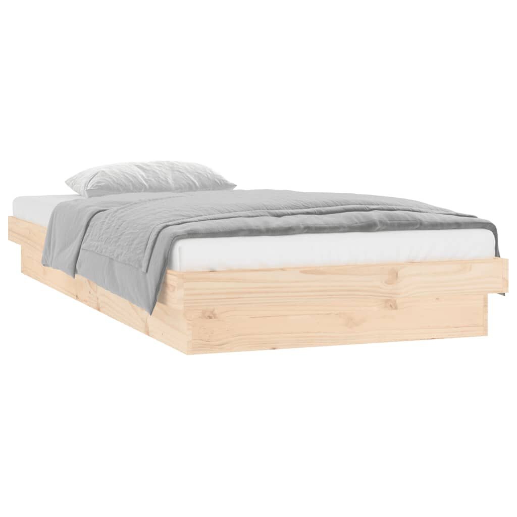 vidaXL Bedframe Hout met LED 90x200cm - 35% Korting!