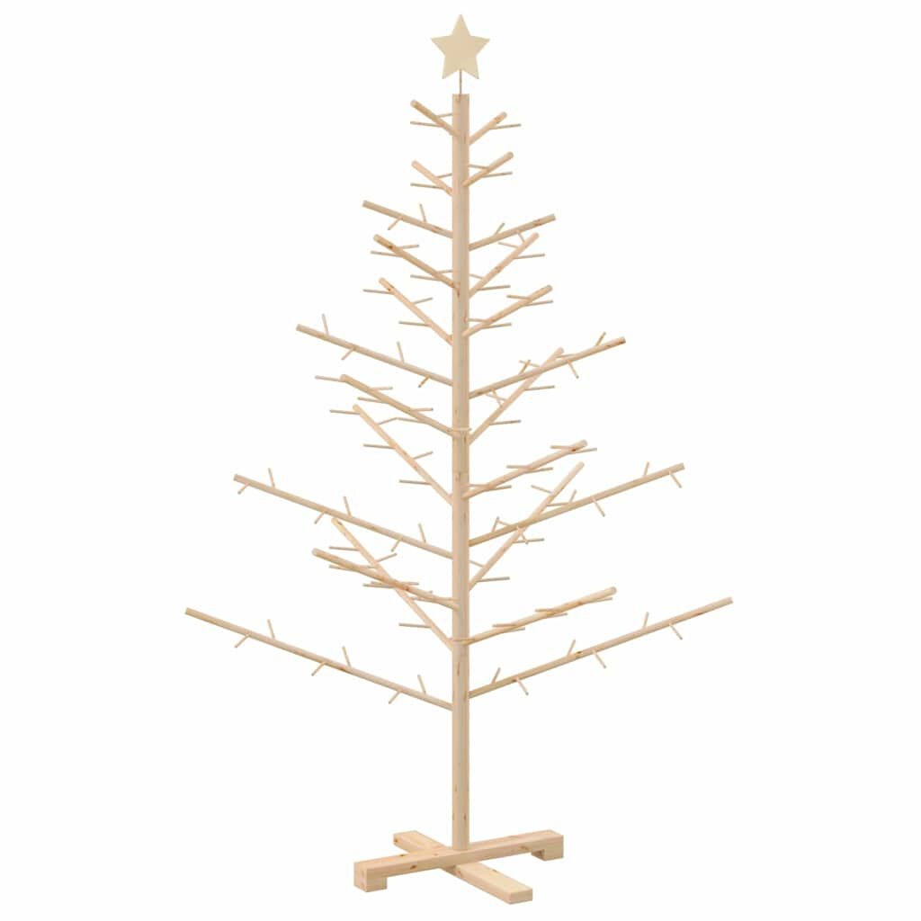 vidaXL Houten Kerstboom Naturel 150 cm - 35% Korting!