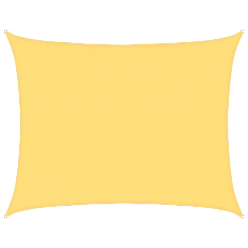 vidaXL Beige Zonnezeil 6x8m HDPE - 65% Korting!