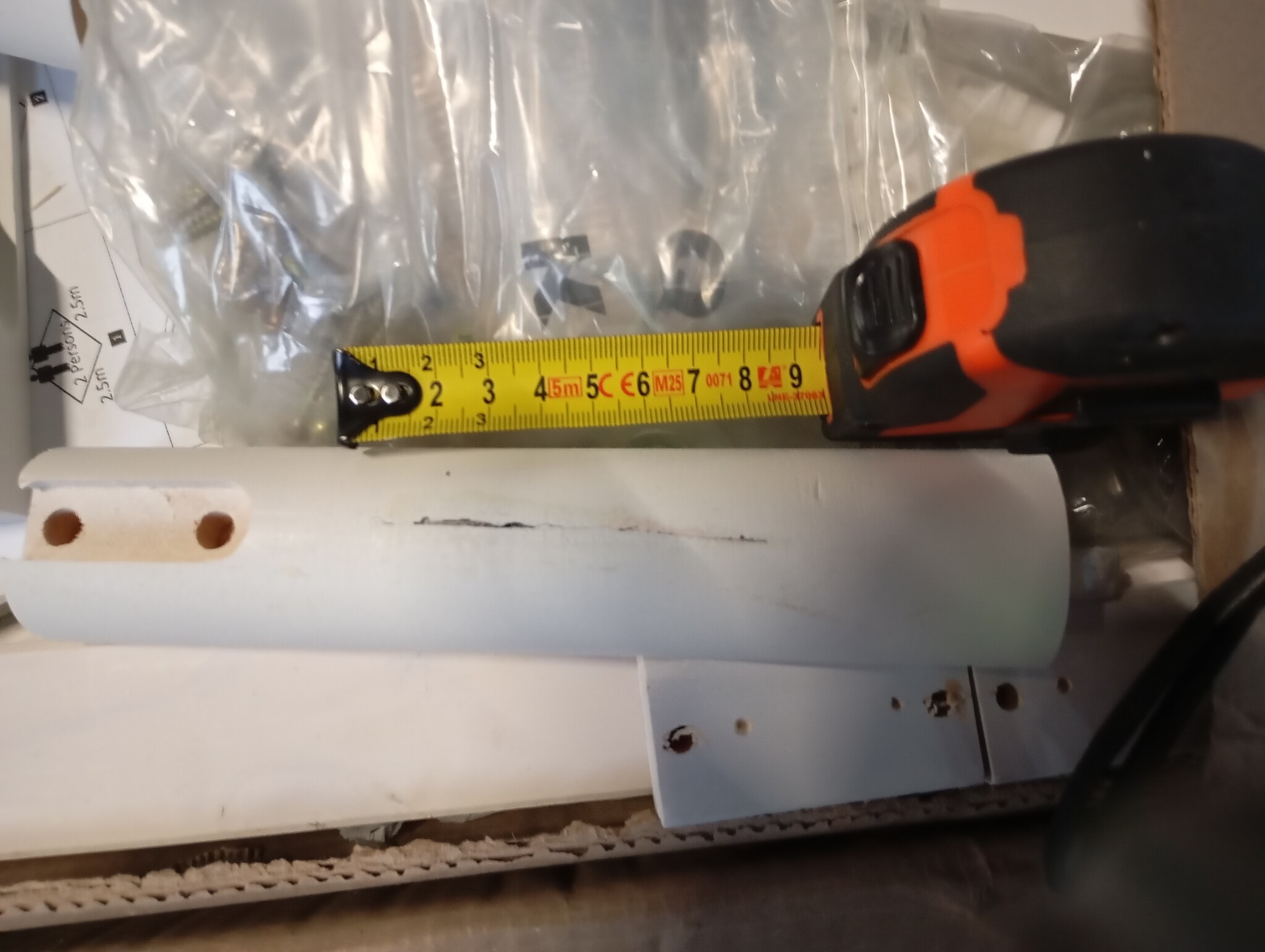 vidaXL TV-meubel FLORO - 55% Korting - Grenenhout Wit