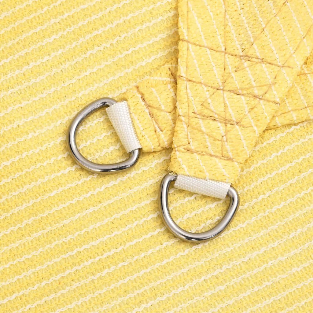 vidaXL Beige Zonnezeil 6x8m HDPE - 65% Korting!