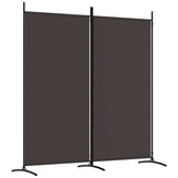 vidaXL Kamerscherm 2 panelen 175x180cm Bruin - 55% korting!