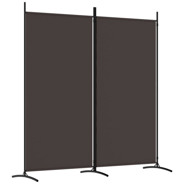 vidaXL Kamerscherm 2 panelen 175x180cm Bruin - 55% korting!
