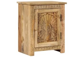 vidaXL Nachtkastje Massief Mangohout - 35% Korting