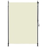 vidaXL Rolgordijn Buiten Crème 150x270 cm - 53% Korting