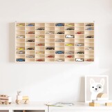 vidaXL Houten Vitrinekast 80 Vakken - 42% Korting