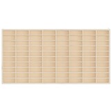 vidaXL Houten verzamelvitrine met 80 vakken 80x4,5x40,5 cm