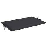 vidaXL Ligbedkussen 186x58x3 cm oxford stof zwart