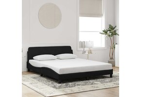 vidaXL Bedframe Fluweel Zwart 160x200 cm - Nu 55% Korting!