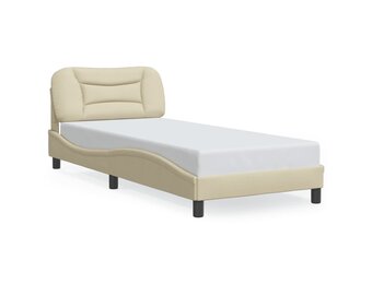 vidaXL Bedframe Crèmekleurig (80x200cm) - 35% Korting!