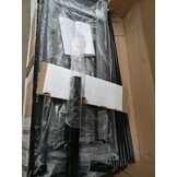 vidaXL Bedframe Metaal Zwart 200x200cm - 55% Korting