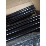 vidaXL Bedframe Metaal Zwart 200x200cm - 55% Korting