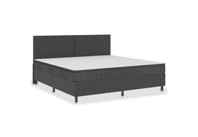 vidaXL Boxspringframe Grijs 200x200 cm - 55% Korting!