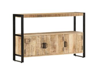 vidaXL Bijzetkast Massief Mangohout 120x30x75 cm | 35% Korting