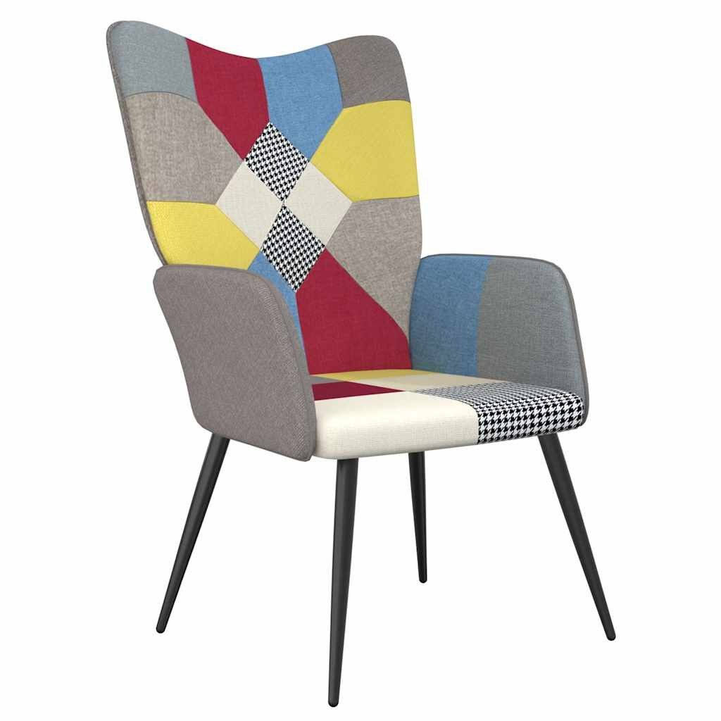 VidaXL Relaxstoel Patchwork Stof - Nu 30% Korting!