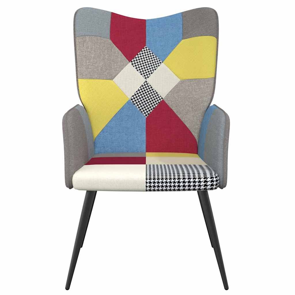 VidaXL Relaxstoel Patchwork Stof - Nu 30% Korting!