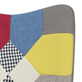 VidaXL Relaxstoel Patchwork Stof - Nu 30% Korting!
