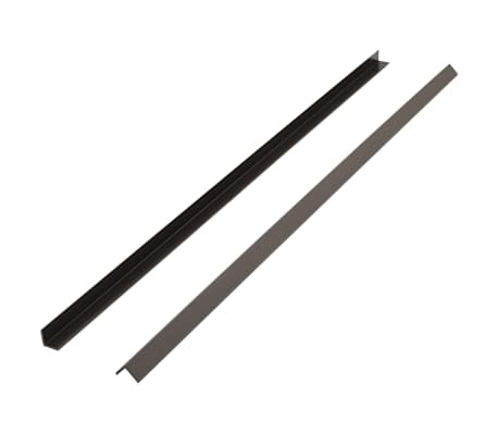 vidaXL Terras Hoekplinten HKC Donkerbruin - 5x 170cm - Nu 55% Korting!