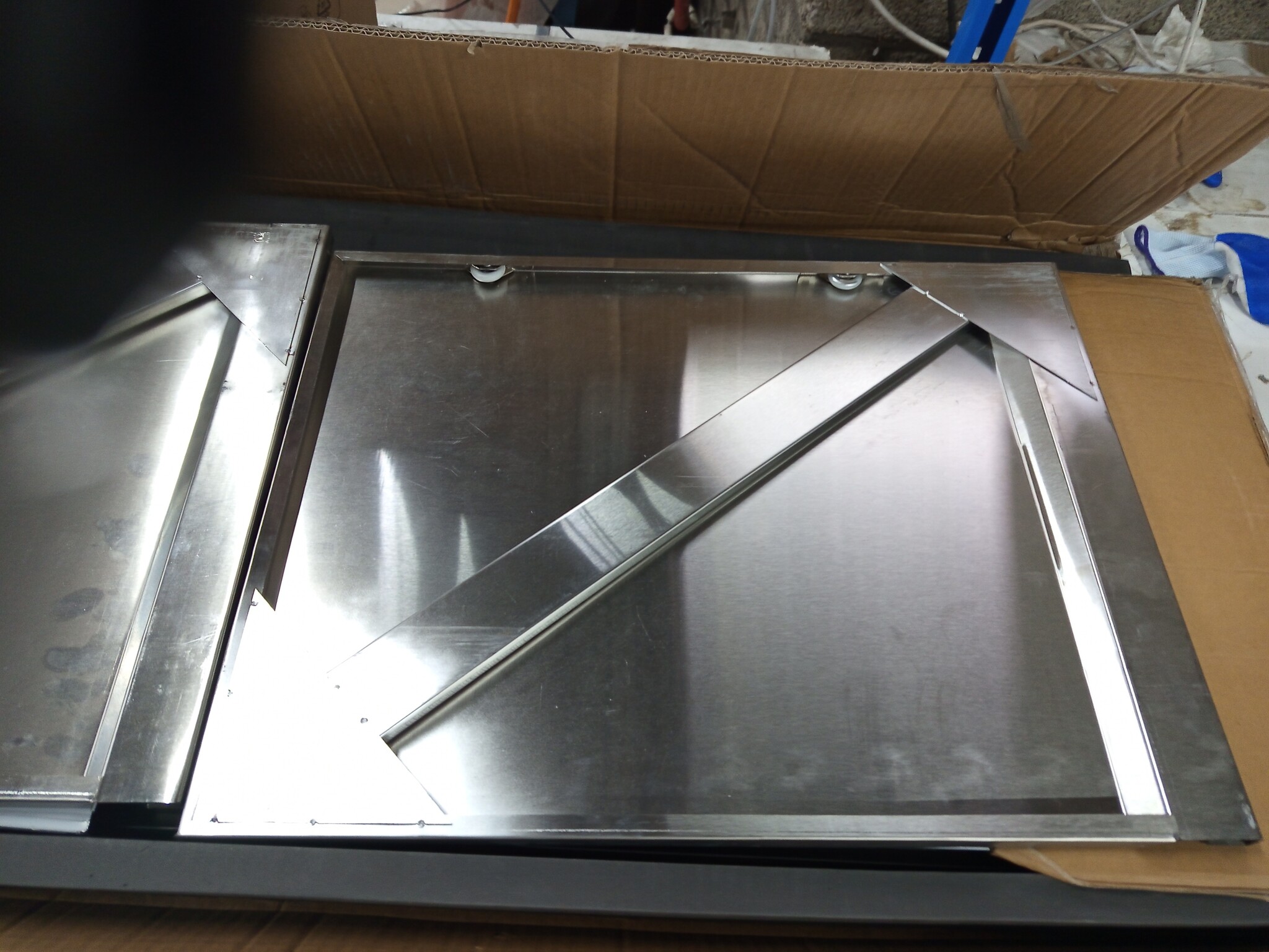 vidaXL Keukenwandkast Schuifdeuren RVS - 55% Korting!