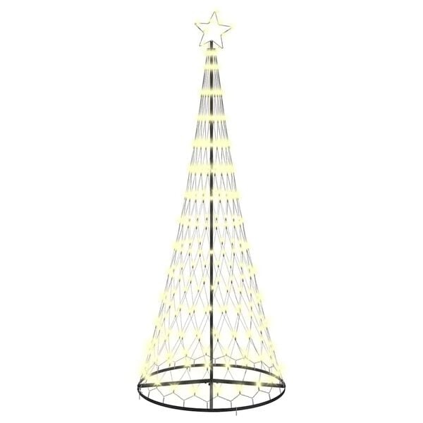 vidaXL LED Kerstboom Warmwit 250cm - 35% Korting!