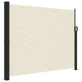 VidaXL Uittrekbaar Windscherm 160x600cm Crème - 47% Korting!