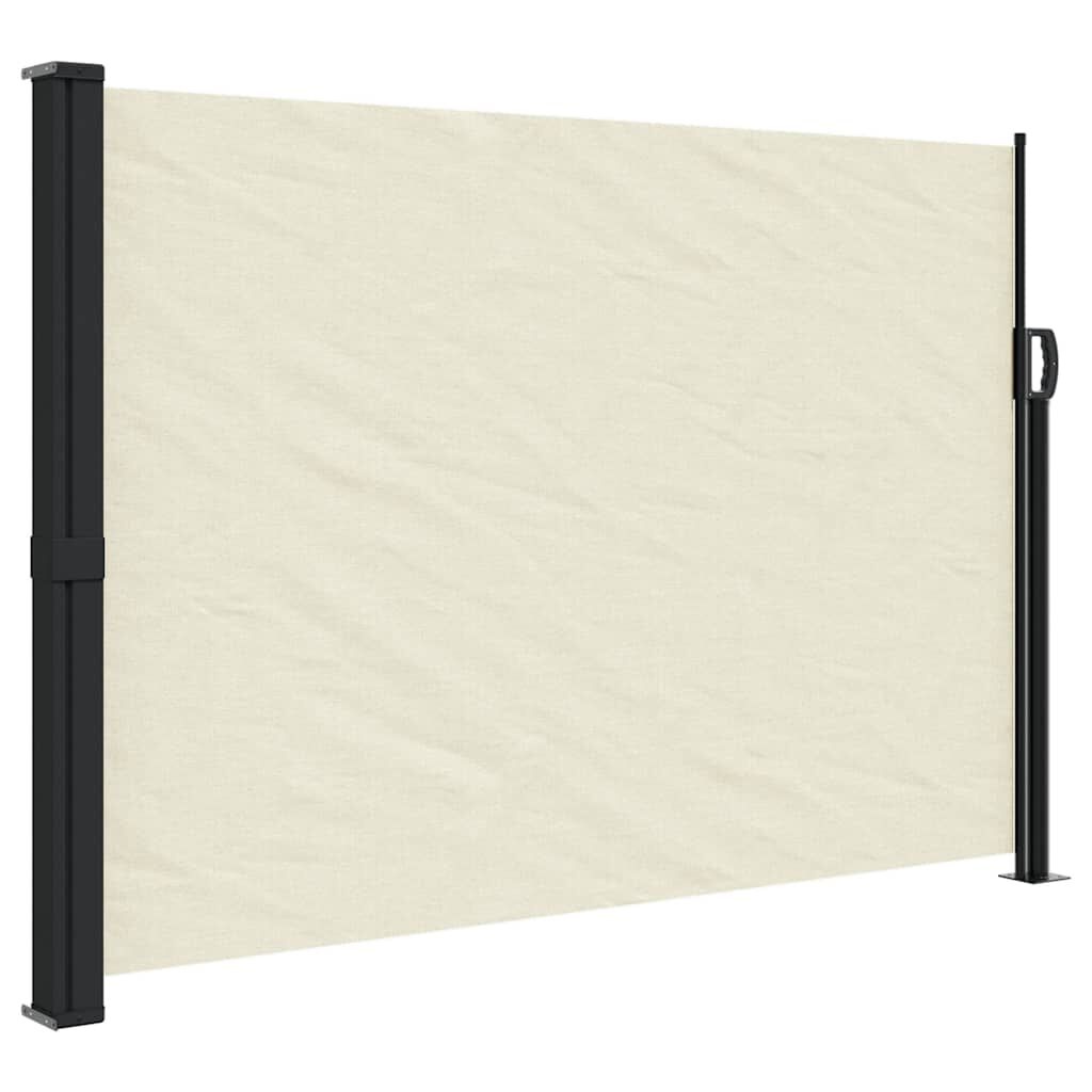 vidaXL Windscherm Uittrekbaar 140x500 cm Crème - 47% Korting!