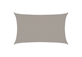 vidaXL Zonnezeil 5x8m HDPE Lichtgrijs - 41% Korting!