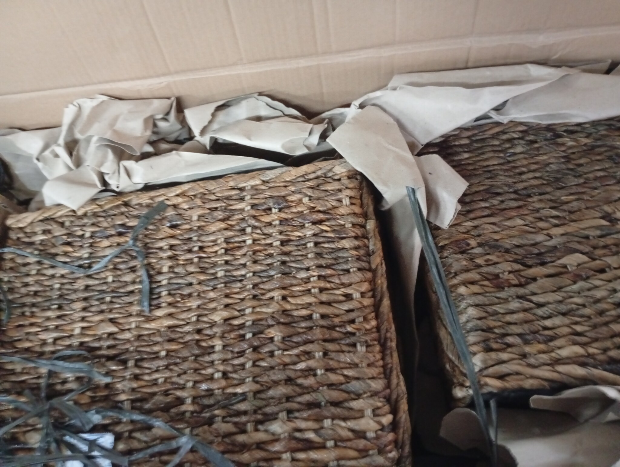 vidaXL Barkrukken 2 st. Abaca - 55% Korting