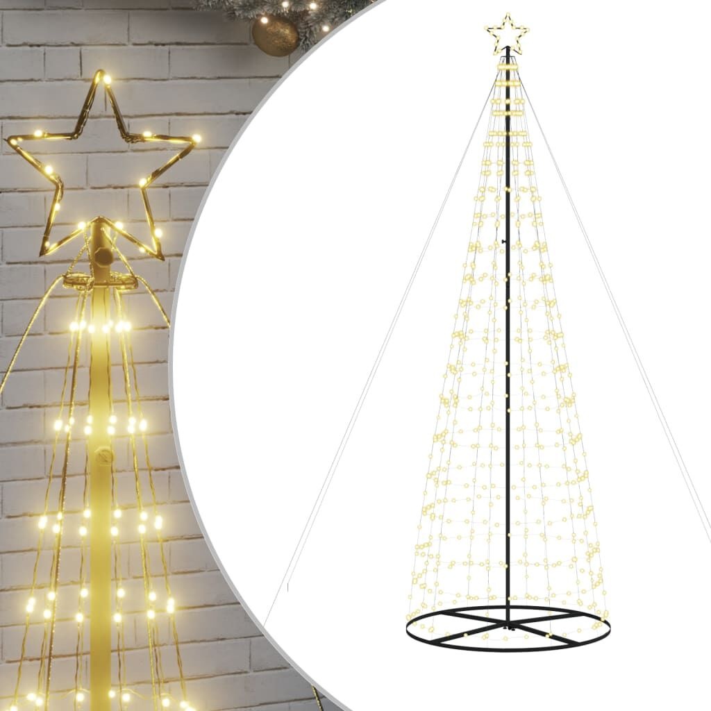 vidaXL LED Kerstboom 300 cm (570 LED's) - Warm Wit | -42%