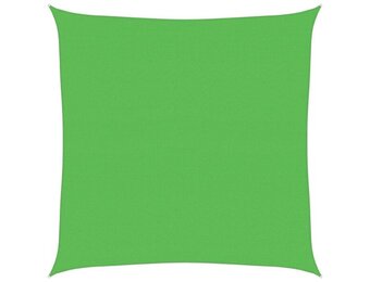 vidaXL Zonnezeil 4x4m HDPE Lichtgroen - 62% Korting!