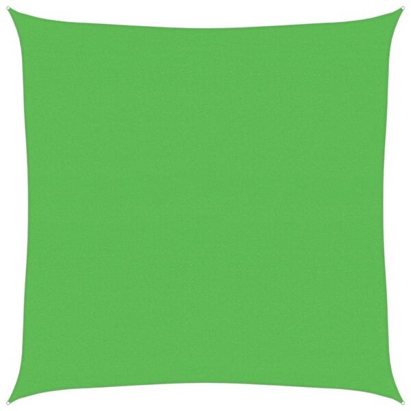 vidaXL Zonnezeil 4x4m HDPE Lichtgroen - 62% Korting!