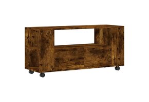 vidaXL TV-meubel Gerookt Eiken 102x34,5x43 cm - 41% Korting!