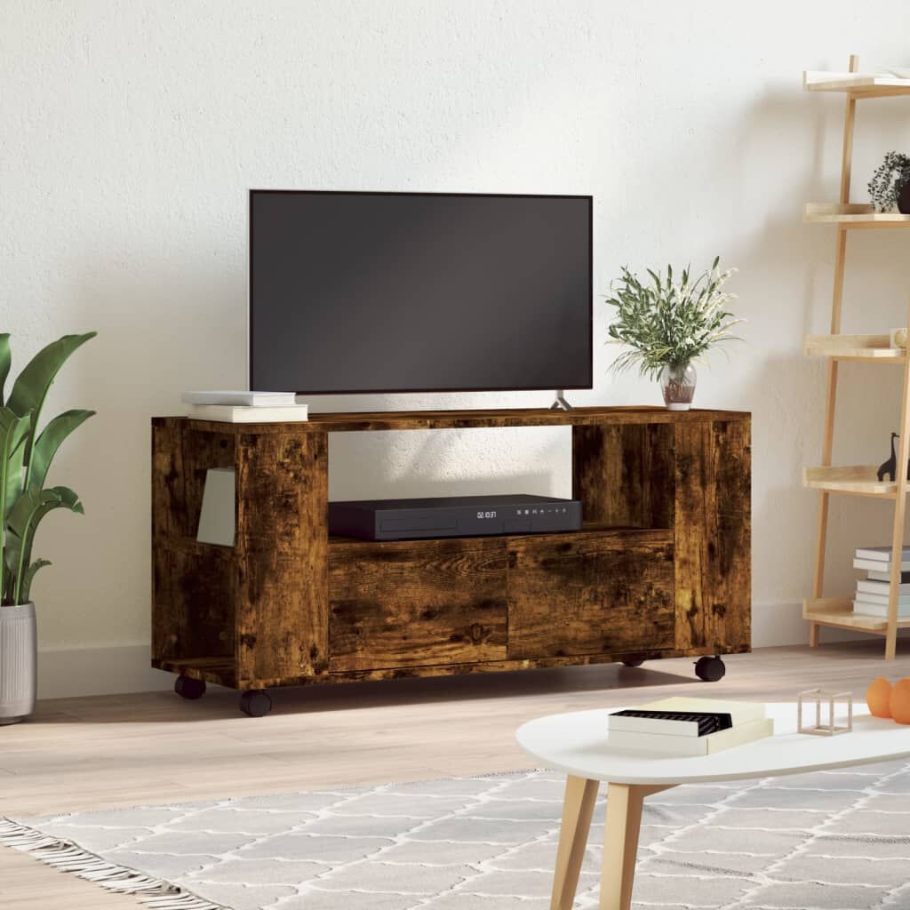 vidaXL TV-meubel Gerookt Eiken 102x34,5x43 cm - 41% Korting!