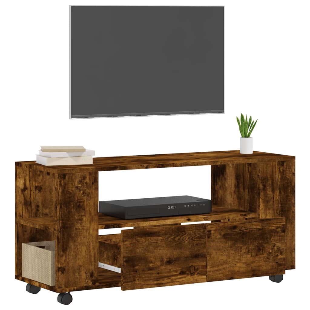 vidaXL TV-meubel Gerookt Eiken 102x34,5x43 cm - 41% Korting!