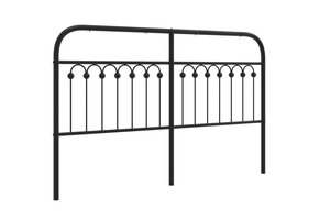 vidaXL Hoofdbord 150 cm Metaal Zwart - 42% Korting