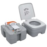 vidaXL Kampeertoilet 20+10L Grijs | 41% Korting | Retourdeal
