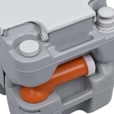 vidaXL Kampeertoilet 20+10L Grijs | 41% Korting | Retourdeal