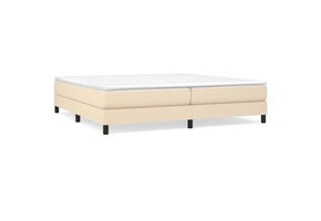 vidaXL Bedframe Crème (200x200 cm) - 60% Korting