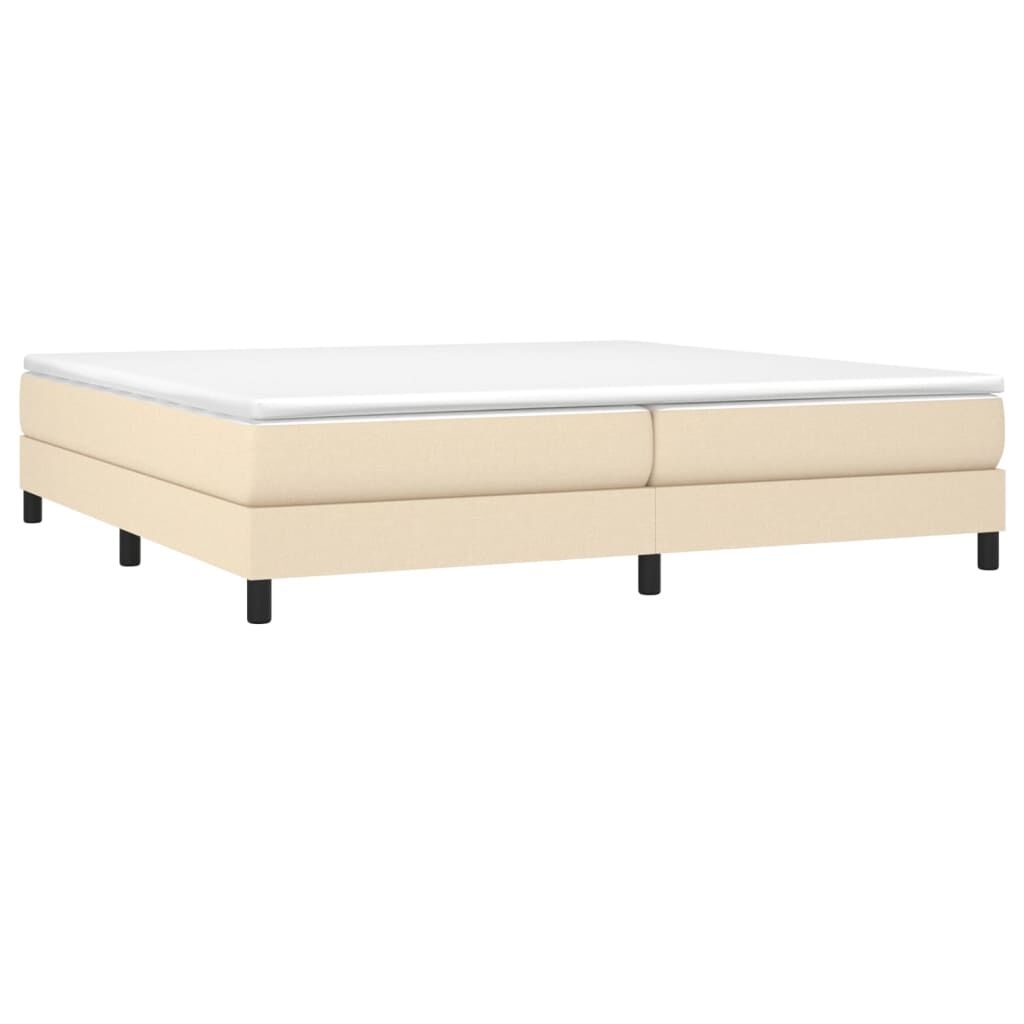 vidaXL Bedframe Crème (200x200 cm) - 60% Korting