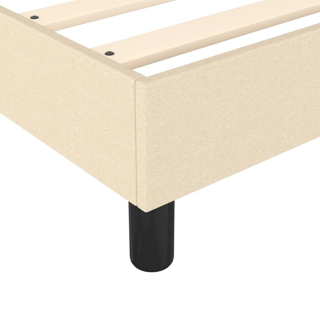 vidaXL Bedframe Crème (200x200 cm) - 60% Korting