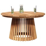 vidaXL Tuintafel 70x70x40cm Bruin Massief Teakhout - 64% Korting!