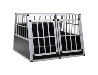 vidaXL Hondenbench Dubbele Deur 94x88x69cm - 41% Korting!