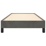 vidaXL Bedframe Fluweel Donkergrijs 100x200cm - Nu met 37% korting!
