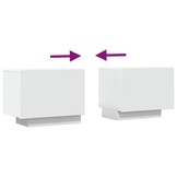 vidaXL TV-meubel Wit - 100x35x40 cm - 35% Korting