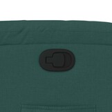 vidaXL Fauteuil Verstelbaar Stof Donkergroen - 37% Korting