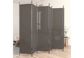 vidaXL Kamerscherm 6 Panelen - 42% Korting - Antraciet 300x220cm