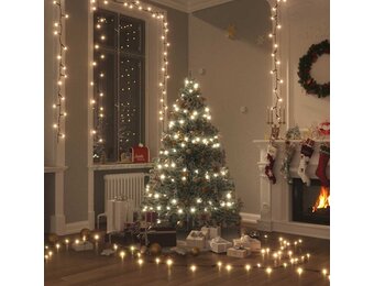 vidaXL Lichtslinger 300 LED's 30m PVC - 30% Korting!