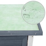 vidaXL Konijnenhok Buiten (60% Korting!) - Hout Grijs