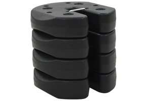 vidaXL Prieelgewichten 4 st Beton Zwart - 35% Korting!